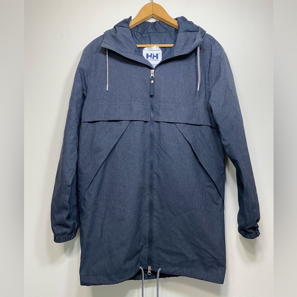 Helly Jansen Women’s Navy Denim Winter Jacket Waterproof Size S